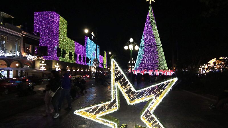 El Centro Histórico se llena de magia con las luces de la Navidad